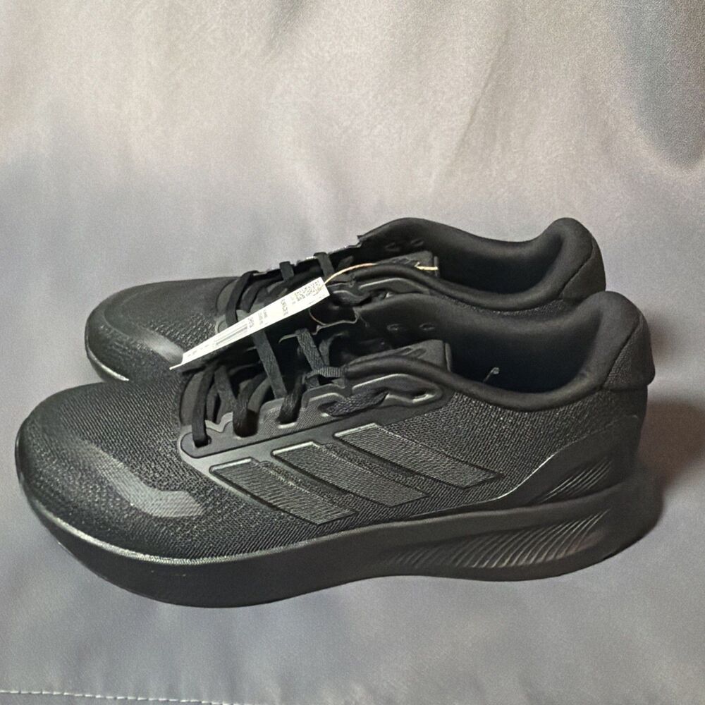 adidas Runfalcon 5 Wide Triple Black Men's Size 9.5 Wide Running Shoes -A